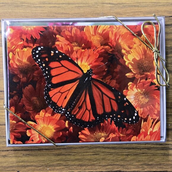 Four Boxes of Blank Notecards (48 total) with Birds and Butterflies - Picture 6 of 9